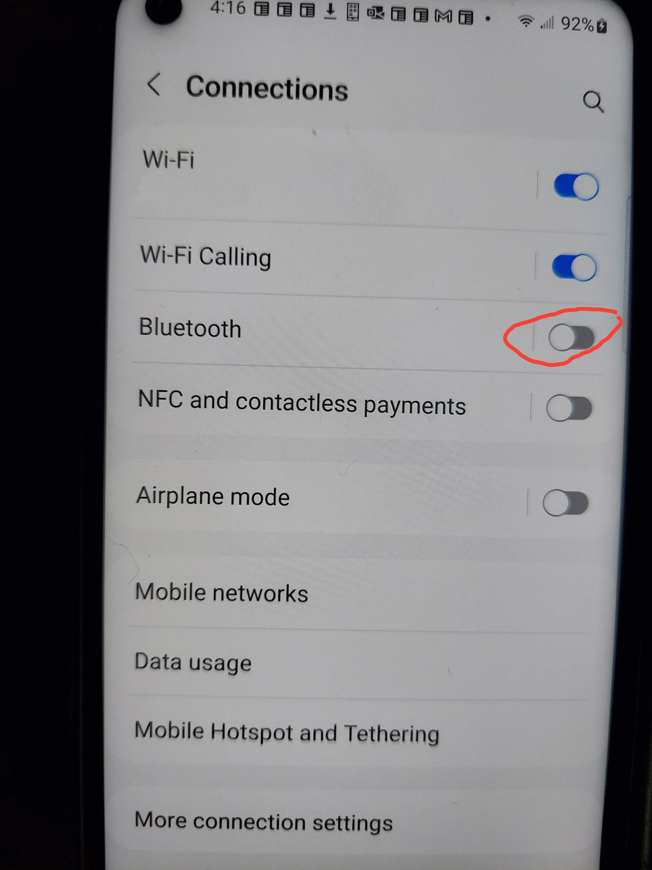 cgm bluetooth settings