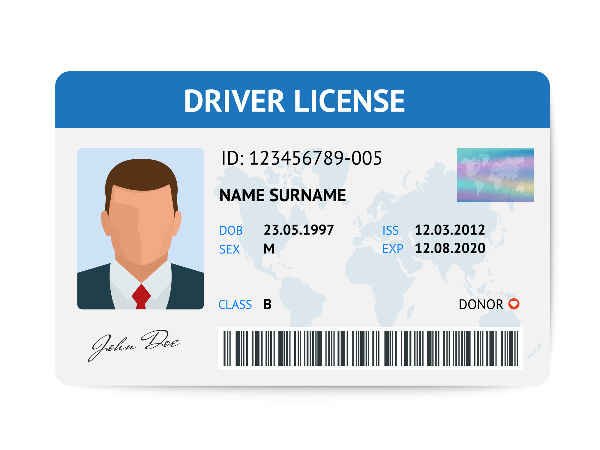 fake driver license