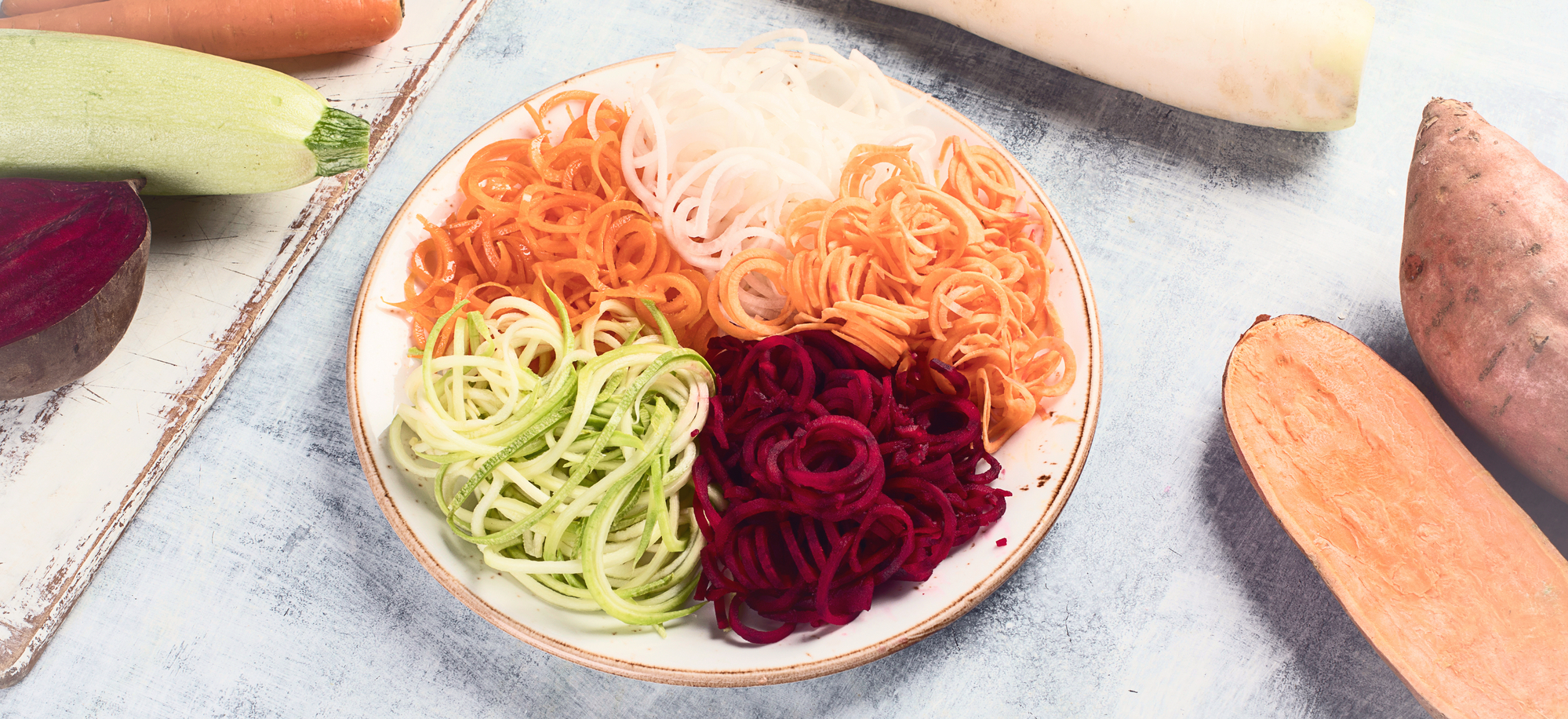 spiralized veggies